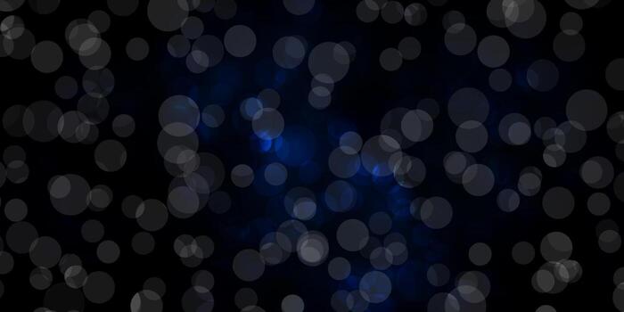 Dark BLUE vector texture with disks.