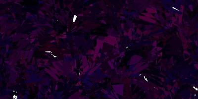 Dark Pink vector pattern with polygonal shapes.