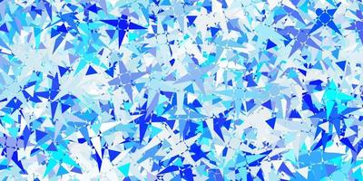 Light Pink, Blue vector texture with random triangles.