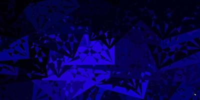 Dark Pink, Blue vector texture with random triangles.