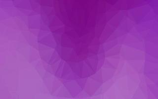 Light Purple vector shining triangular template.