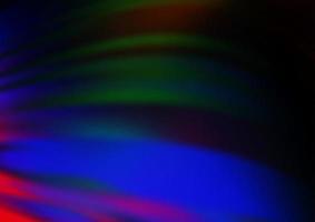 Dark Multicolor, Rainbow vector modern elegant background.