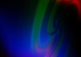 Dark Multicolor, Rainbow vector background with lamp shapes.