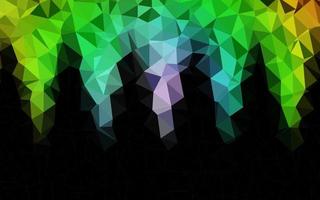 Light Multicolor, Rainbow vector polygon abstract backdrop.