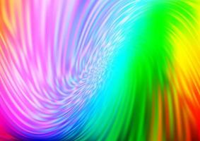 Light Multicolor, Rainbow vector glossy bokeh pattern.