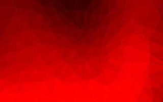 Light Red vector triangle mosaic template.