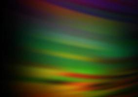 Dark Multicolor, Rainbow vector abstract background.