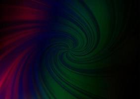 Dark Multicolor, Rainbow vector abstract bright background.