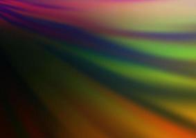 Dark Multicolor, Rainbow vector abstract bright background.