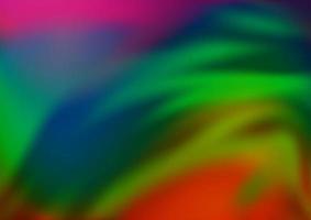 Dark Multicolor, Rainbow vector modern bokeh pattern.