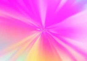 Light Pink vector blurred shine abstract pattern.