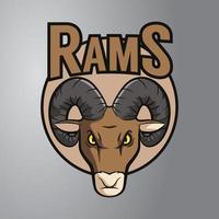 Ram Mascot Logo vector