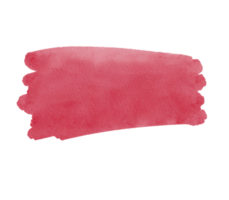 trazos de pincel de pintura de color femenino pastel rojo rosa png