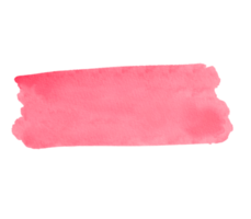pinceladas de tinta de cor feminina pastel vermelho rosa png