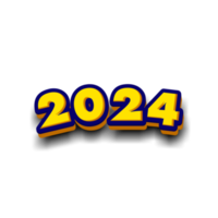 Lycklig ny år 2024 png