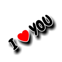 I Love You PNGs for Free Download