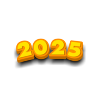 Lycklig ny år 2025 png