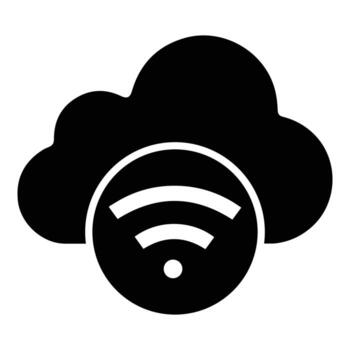 Cloud, internet, technology icon vector