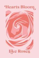 Roses Flower Typography Vector and Also Can be Use for Background