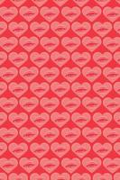 Seamles Heart Background Pattern Vector for Valentine or Lovely Moment, Love Heart Design Also Can Be Use for Poster or Printed on Shirt