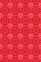 Seamless Love Pattern Background Vector Design, Repeating Heart Pattern Can Be Use for Background Needs.