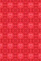 Seamless Love Pattern Background Vector Design, Repeating Heart Pattern Can Be Use for Background Needs.