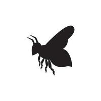 logotipo de abeja o panal, vector de diseño de ilustración de icono