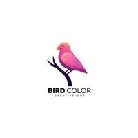 bird logo colorful template illustration design vector