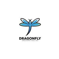 dragonfly color design color template illustration vector