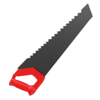 Saw tool object isolated on transparent png