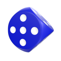 3D Rendering Of Dice Object png