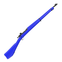 renderização 3D de arma de rifle png
