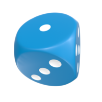 3D Rendering Of Dice Object png