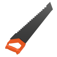 Saw tool object isolated on transparent png