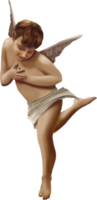 ángel querubín del día de san valentín, Cupido, pegatina, personaje de ficción, querubín png