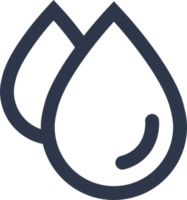 Water drop icon in black colors. Liquid signs illustration. png