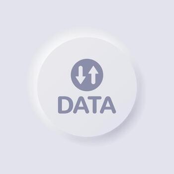 Wireless Internet connection icon, White Neumorphism soft UI Design for Web design, Application UI and more, Button, Vector. vector