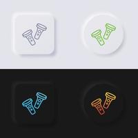 VR Controller icon set, Multicolor neumorphism button soft UI Design for Web design, Application UI and more, Button, Vector. vector