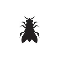 logotipo de abeja o panal, vector de diseño de ilustración de icono