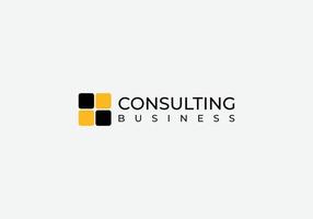 Abstract consulting business logo design vector