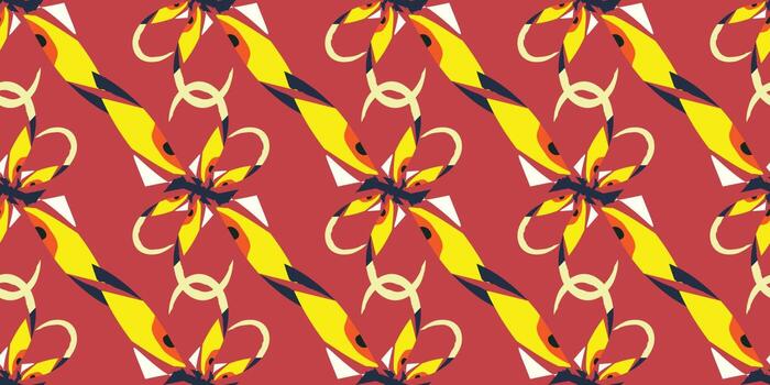 Modern Hand drawn abstract pattern. Creative collage seamless pattern. Fashionable template for design. expensive design 2023. vector