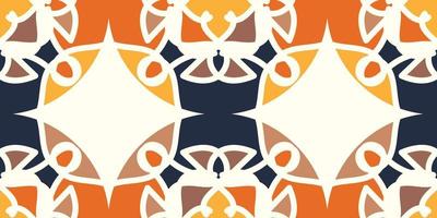 Modern abstract flower, leaf, seamless pattern. designed with creative ideas vector
