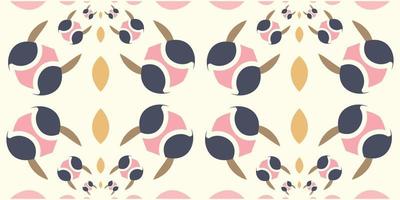 Modern abstract flower, leaf, seamless pattern. designed with creative ideas vector