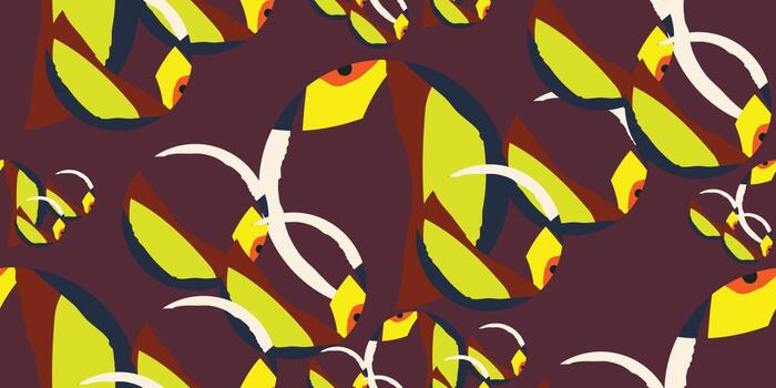 Modern Hand drawn abstract pattern. Creative collage seamless pattern. Fashionable template for design. expensive design 2023. vector