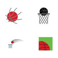 basket ball logo vector