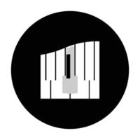 vector de logotipo de piano