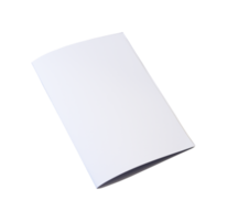 White book cover for mockup design png