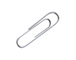 Paper clips isolated for design elements png