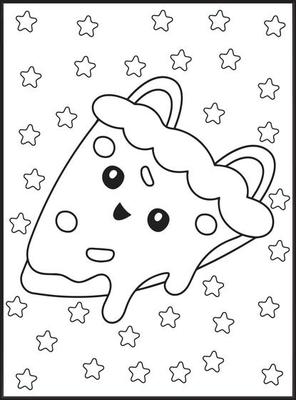 dibujos kawaii para colorear para niños 17264392 Vector en Vecteezy