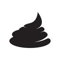 Poop shit vector icon illustration sign for web and design